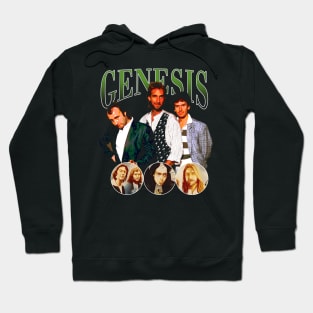 Nursery Cryme Chic Genesis Band Tees, Weave a Tale of Fashion Fantasy with Prog-Rock Hoodie